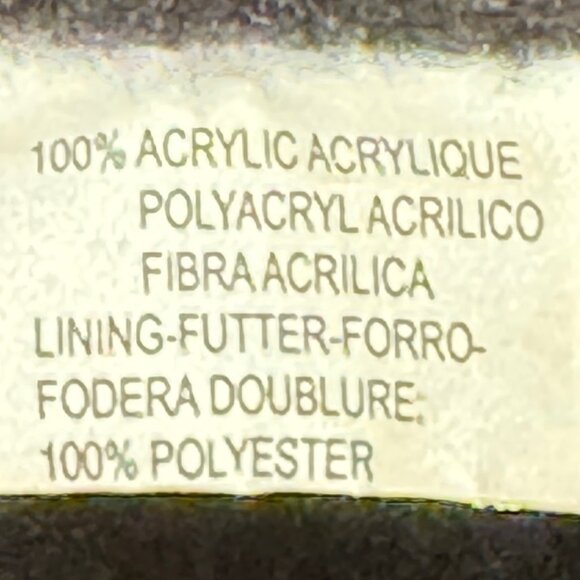 NWT Vintage Faux Fur Black Bear Fuzzy Hat from Sweden Size 56 CM or 22 1/2" - Picture 7 of 10